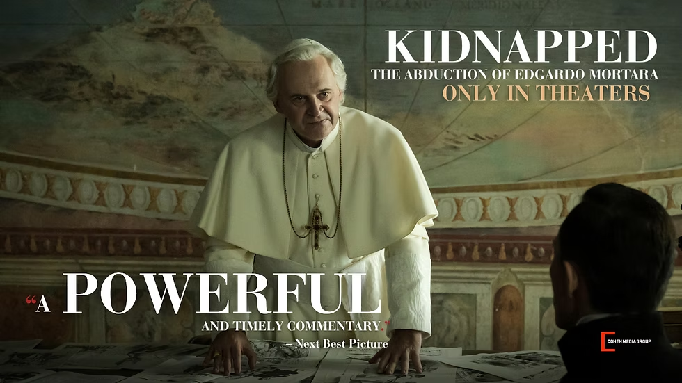The Kidnapping of Edgardo Mortara Hollywood Movie 2026